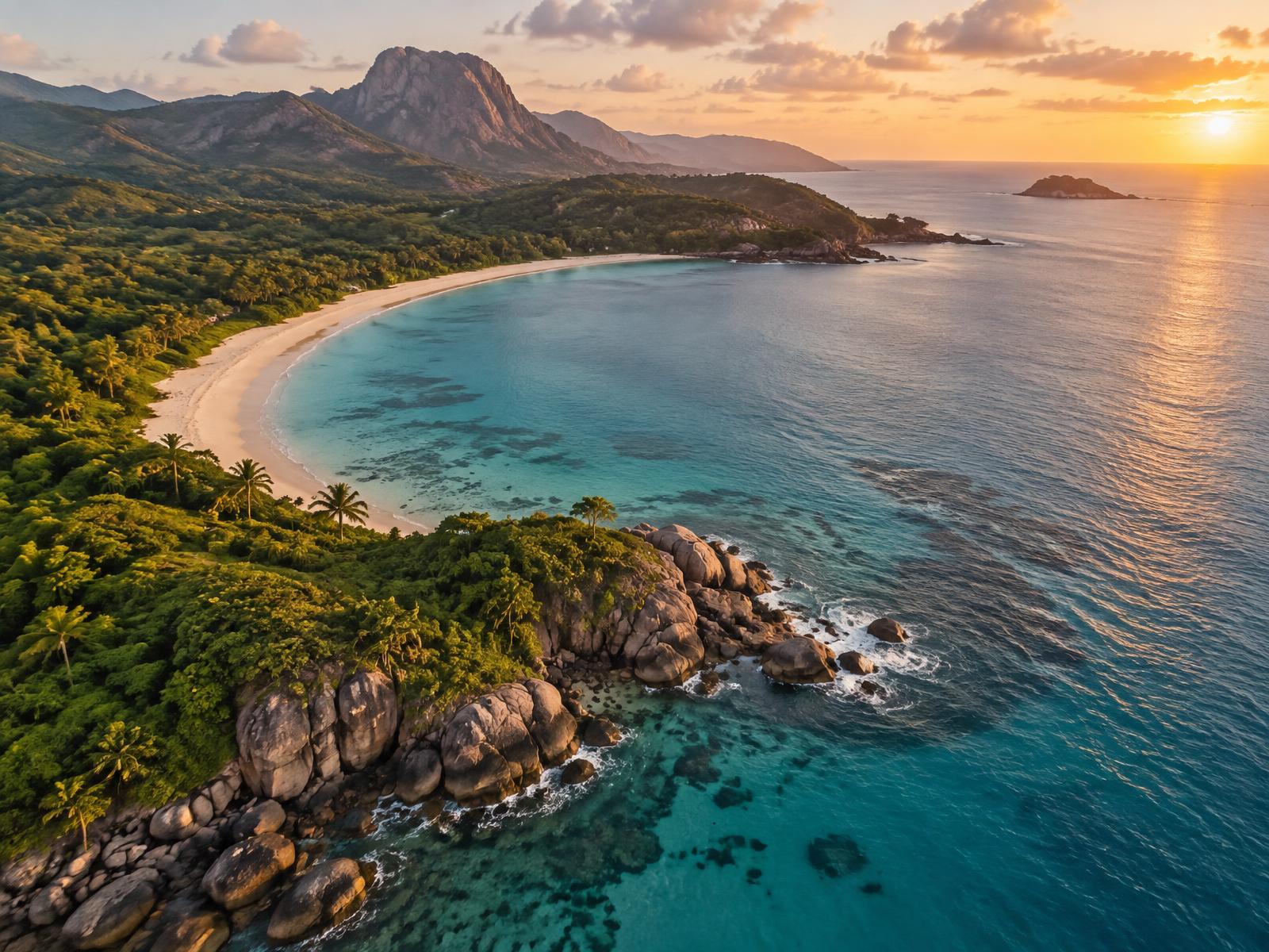 Coastline of the Anôsy region, southern Madagascar